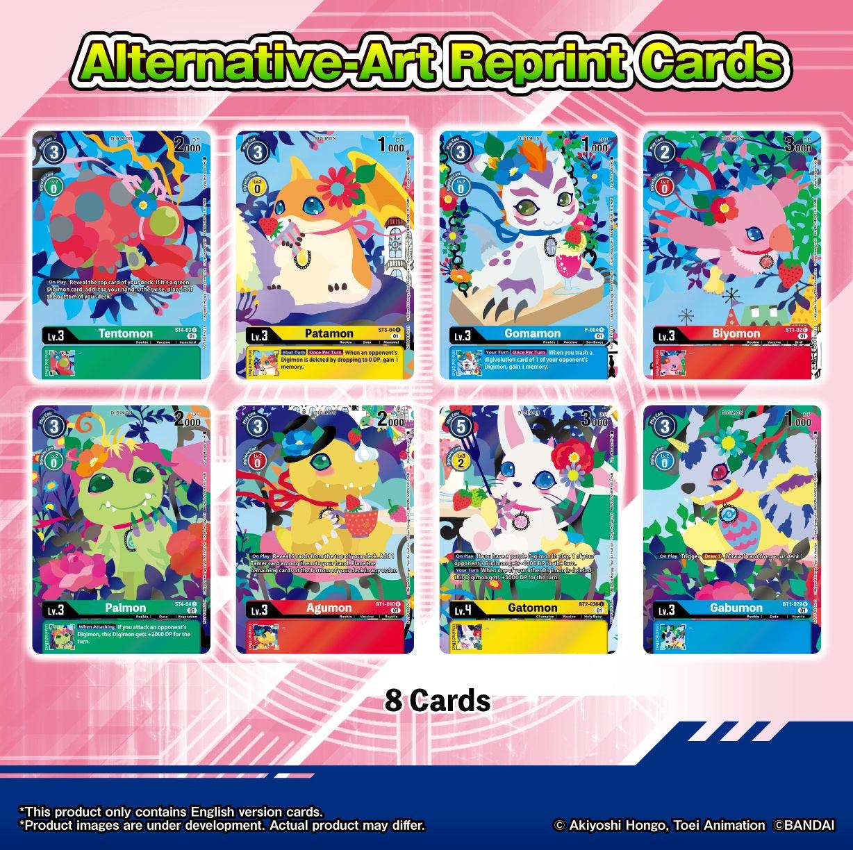 DIGIMON PLAYMAT AND CARD SET 2 - FLORAL FUN - Trinity Hobby