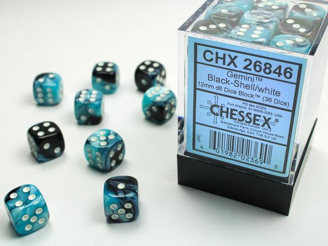 GEMINI 36D6 BLACK-SHELL/WHITE 12MM - Trinity Hobby