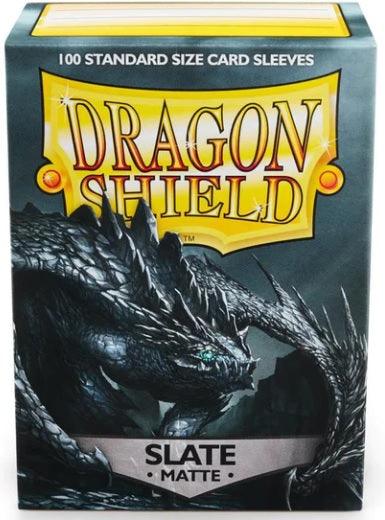 DRAGON SHIELD SLEEVES MATTE SLATE 100CT (10/50) - Trinity Hobby