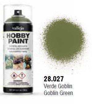 Vallejo Aerosol - Goblin Green 400ml - Trinity Hobby