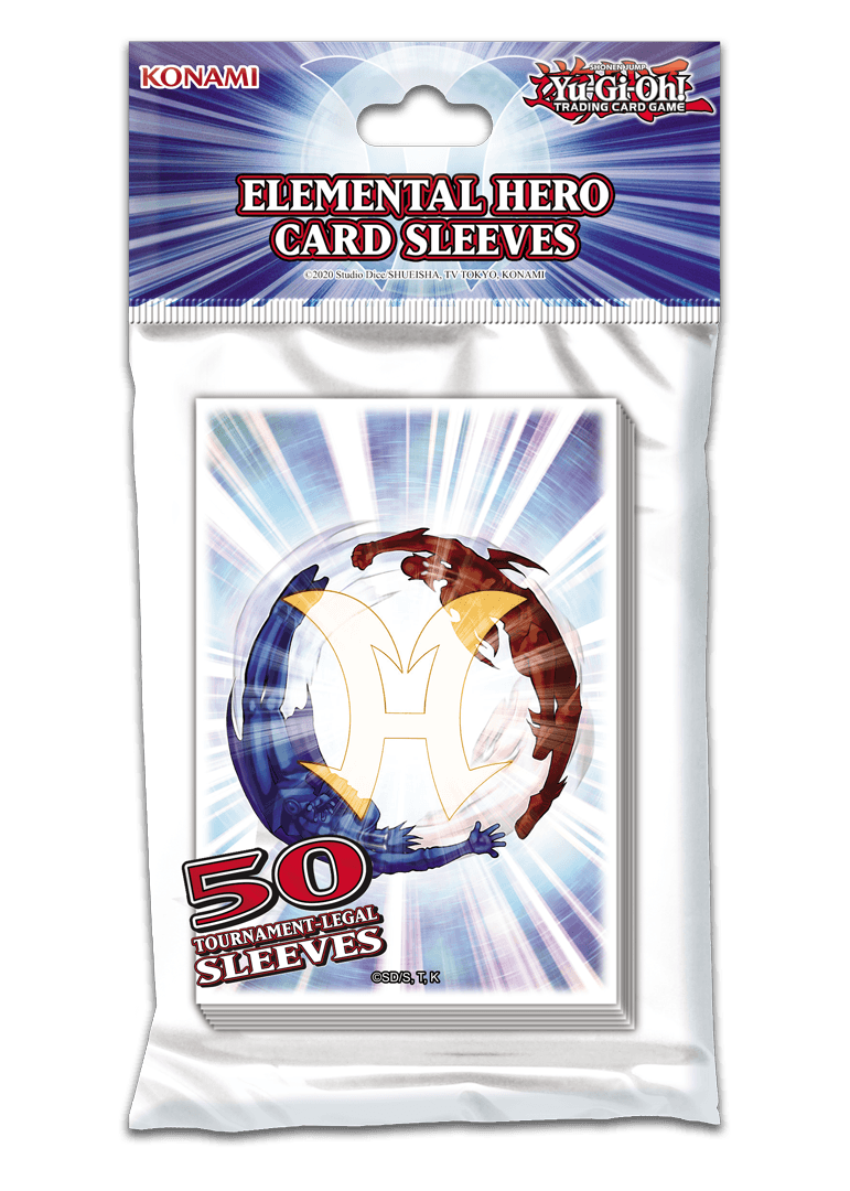 YGO ELEMENTAL HERO CARD SLEEVES - Trinity Hobby