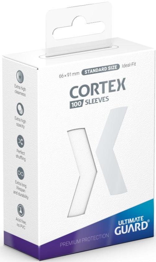 UG SLEEVES CORTEX STANDARD GLOSSY WHITE - Trinity Hobby