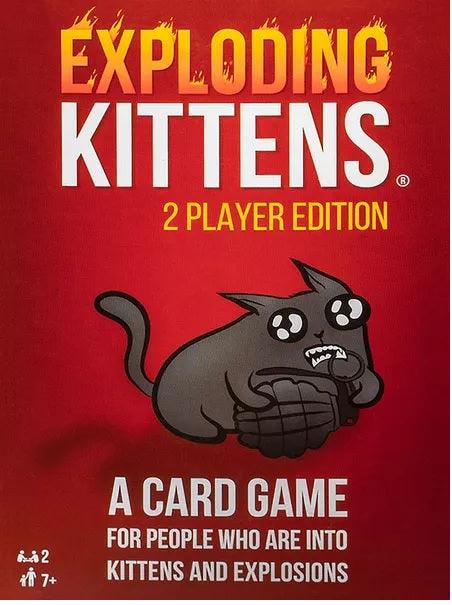 EXPLODING KITTENS: 2 PLAYER EDITION - Trinity Hobby