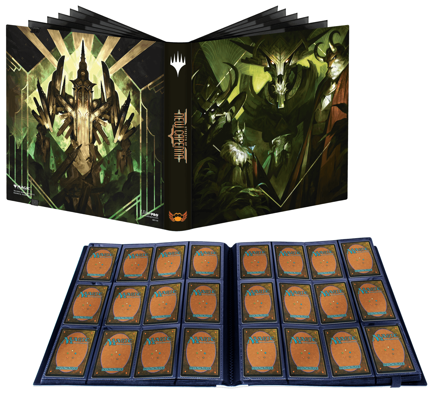 UP BINDER PRO 12PKT MTG STREETS OF NEW CAPENNA - Trinity Hobby