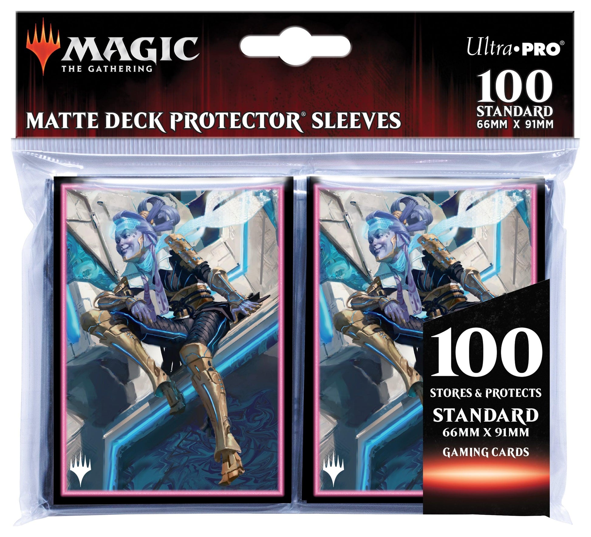UP D-PRO MTG KAMIGAWA NEON DYNASTY SLEEVES A 100CT - Trinity Hobby