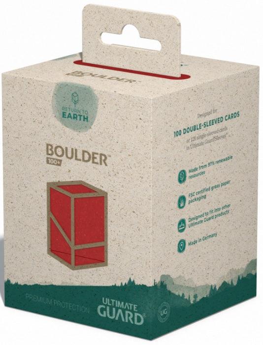 UG RTE DECK CASE BOULDER 100+ Red - Trinity Hobby