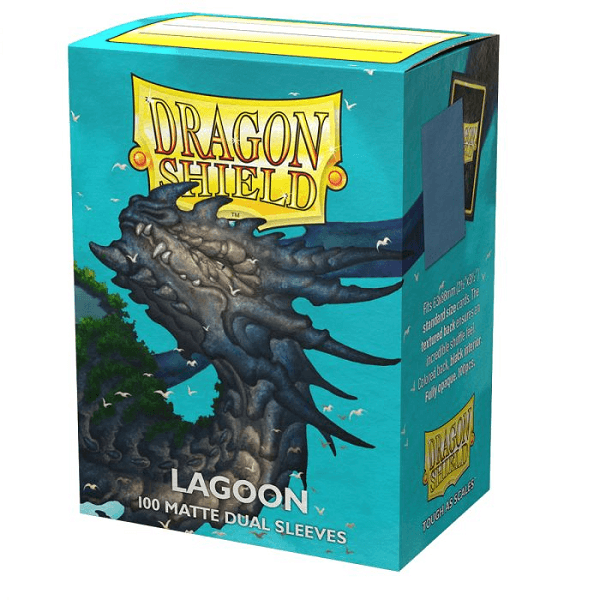 DRAGON SHIELD SLEEVES MATTE DUAL LAGOON 100 CT - Trinity Hobby