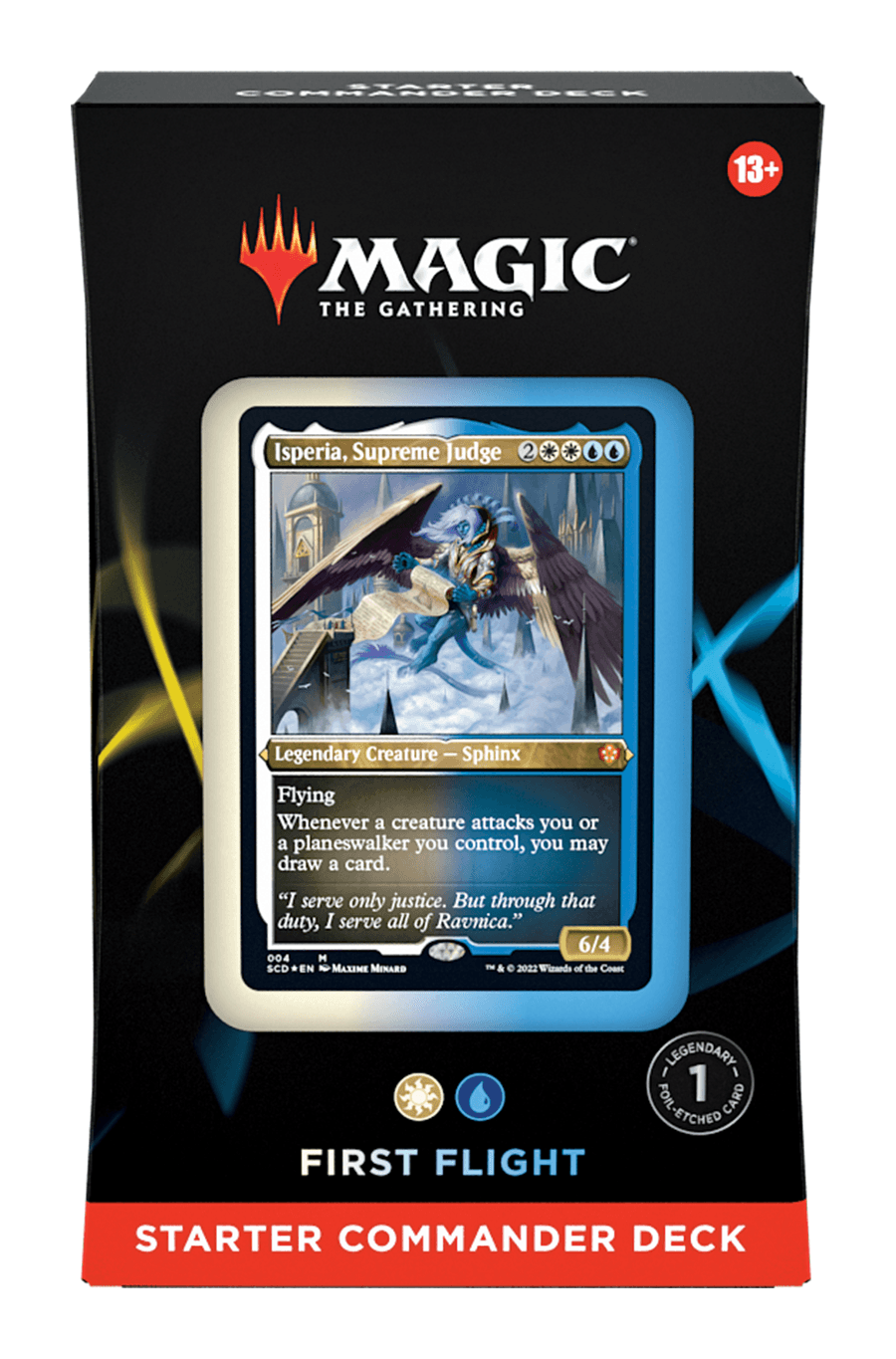 MTG STARTER COMMANDER DECK - First Flight (White-Blue) - Trinity Hobby