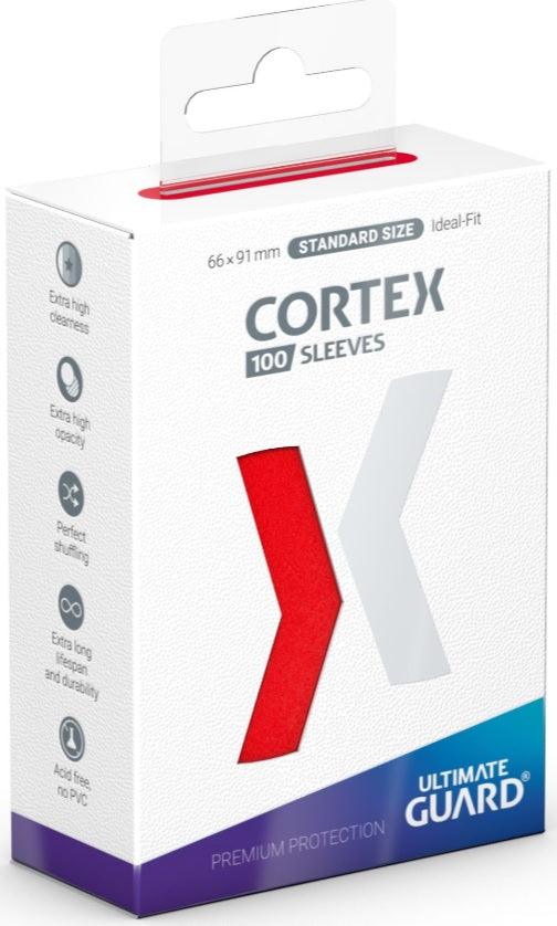 UG SLEEVES CORTEX STANDARD GLOSSY RED - Trinity Hobby