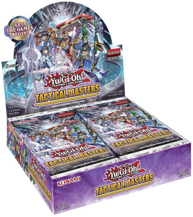 Yugioh - TACTICAL MASTERS BOOSTER BOX (Case of 12) - Trinity Hobby