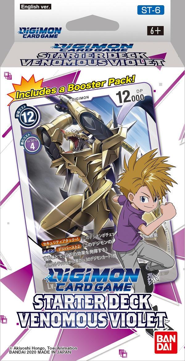 DIGIMON STARTER DECK VENOMOUS VIOLET - Trinity Hobby