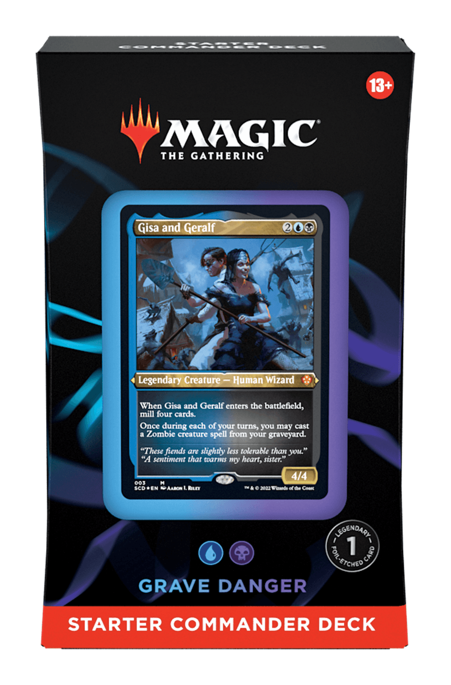 MTG STARTER COMMANDER DECK - Grave Danger (Blue-Black) - Trinity Hobby