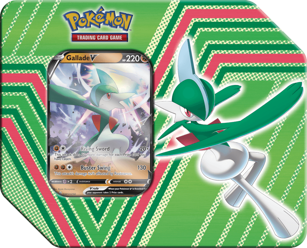 POKEMON HIDDEN POTENTIAL TIN - GALLADE V - Trinity Hobby