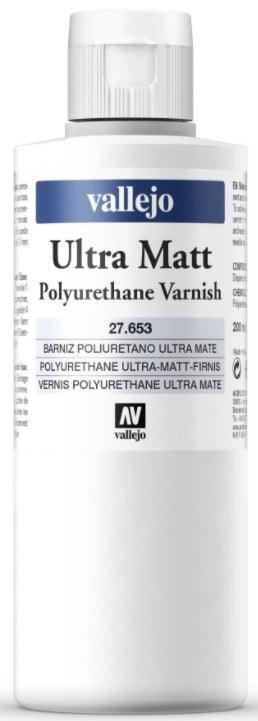 VALLEJO: ULTRA MATT POLYURETHANE VARNISH 200ML - Trinity Hobby