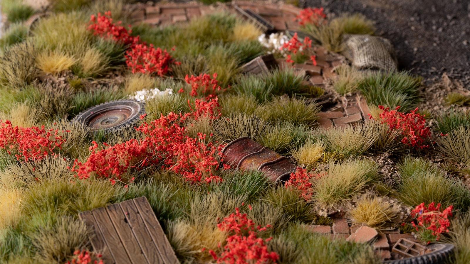 GamersGrass - Red Flowers - Wild - Trinity Hobby