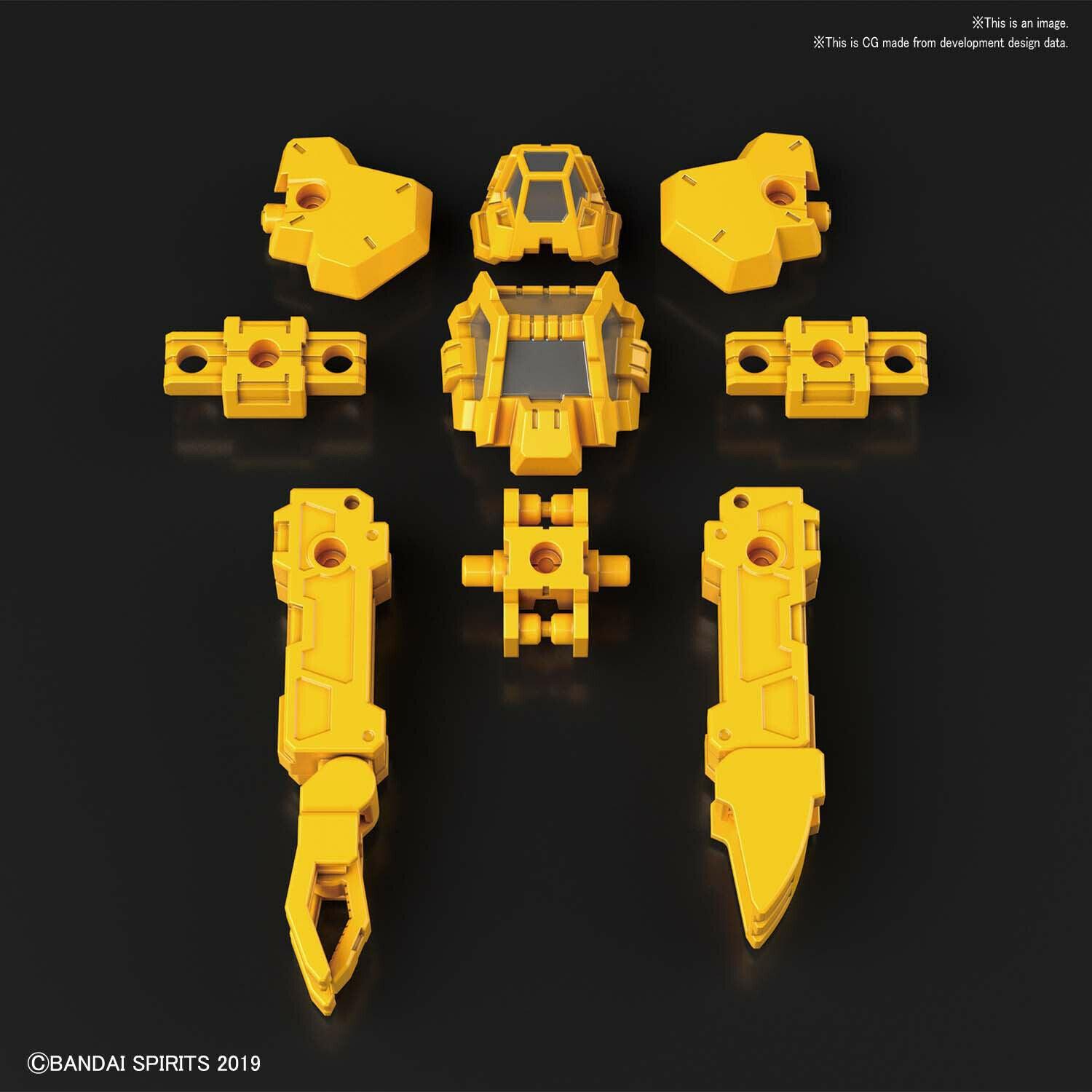 30MM 1/144 OPTION ARMOR FOR SPECIAL OPERATION [RABIOT EXCLUSIVE / YELLOW] - Trinity Hobby