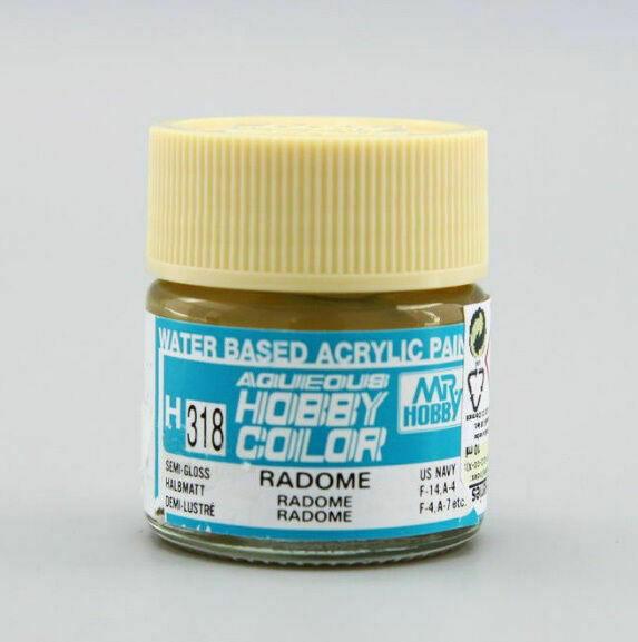 AQUEOUS HOBBY COLOR - H318 Radome [US navy aircraft standard color] - Trinity Hobby