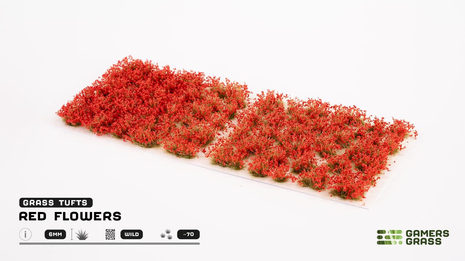 GamersGrass - Red Flowers - Wild - Trinity Hobby